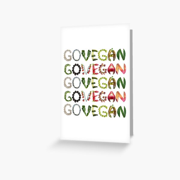 Item preview, Go Vegan - Cool art pattern designed and sold by EveryDayDabble.
