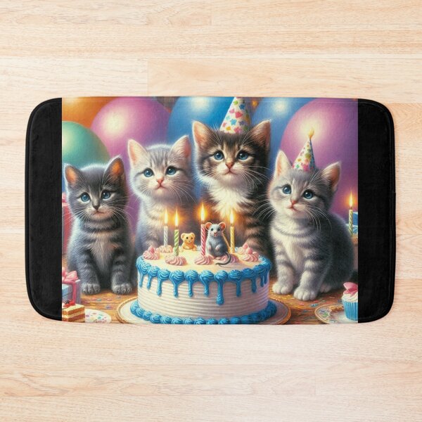 Item preview, Kitten Birthday 8 designed and sold by Sybille-Yates.