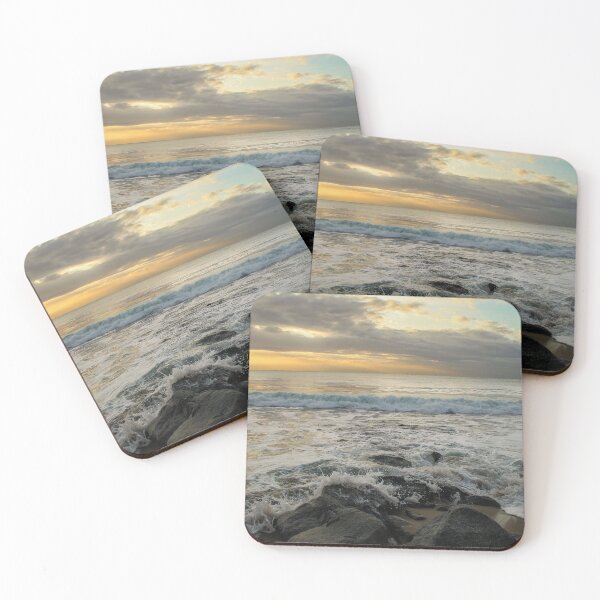 Item preview, Breaking Wave at Sunset, Redondo Beach designed and sold by Scenic West - Photos by Angel.