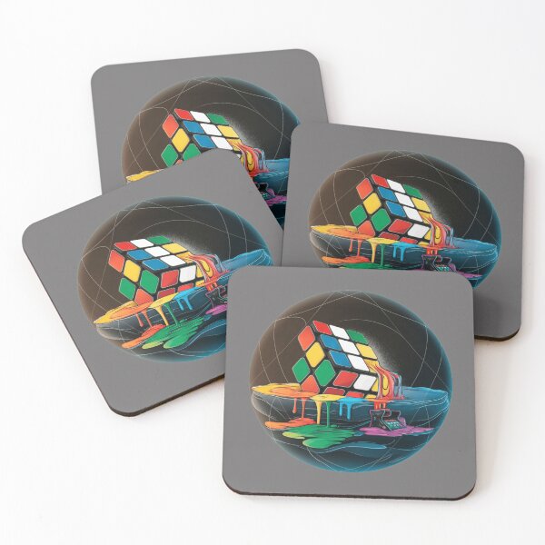 Item preview, "Chaotic Fusion: The Melted Rubik's Cube" designed and sold by ArtTeeFusion.