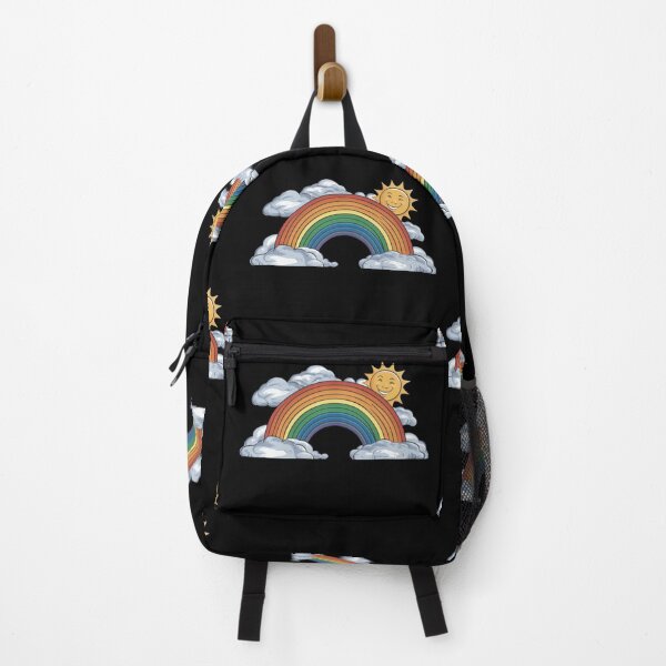 Item preview, RAINBOW IN CLOUDS AND SUN designed and sold by YourTrendyTees.