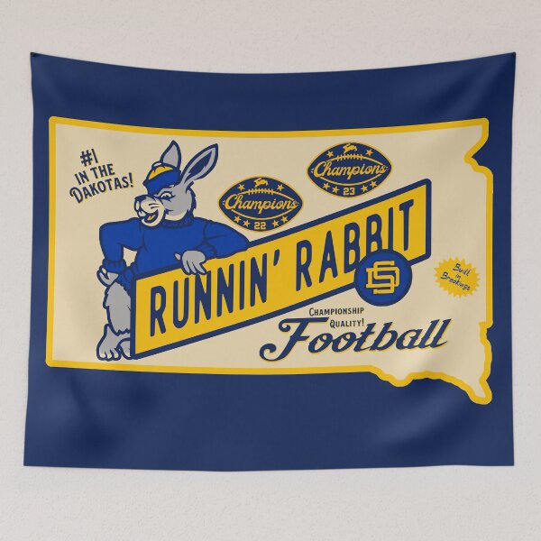 Item preview, SD Runnin' Rabbit Badge designed and sold by VintageVarsity5.