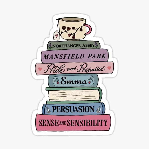 Item preview, Jane Austen Book Stack designed and sold by bookloversclub.