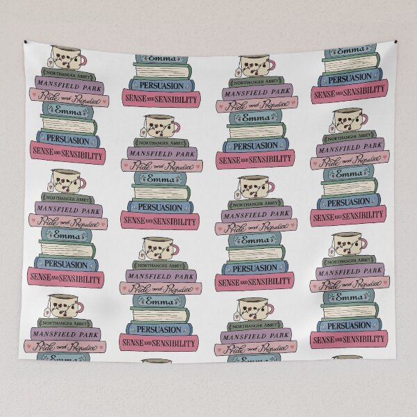 Item preview, Jane Austen Book Stack designed and sold by bookloversclub.