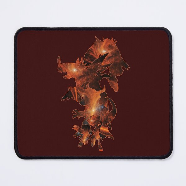 Item preview, Agumon Evolution Cosmic Silhouettes Mouse Pad & Phone Case designed and sold by Airod 07.