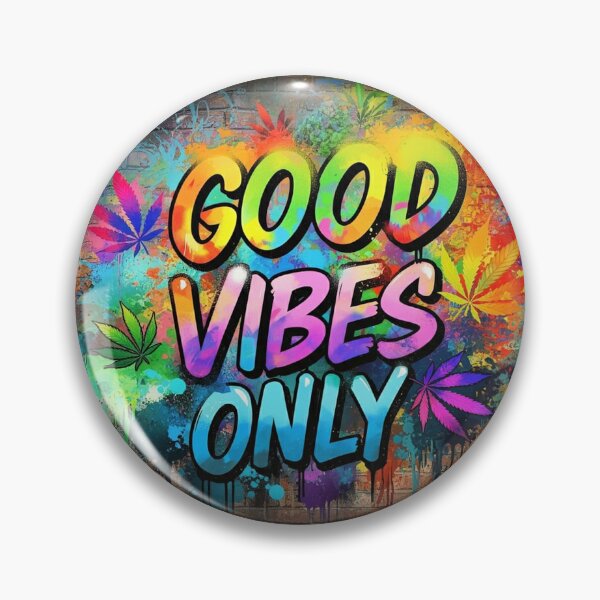 Item preview, Unique Pot Design - Good Vibes Only - Graffiti - Black designed and sold by JLEmporium.