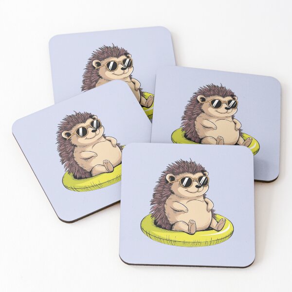 Item preview, A cheerful hedge floats on an inflatable ring designed and sold by NiRia Spot.