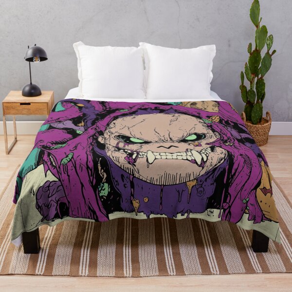 Item preview, green eyed purple monster designed and sold by PricklyPeanut.