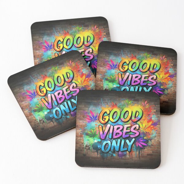 Item preview, Unique Pot Design - Good Vibes Only - Graffiti- Red designed and sold by JLEmporium.