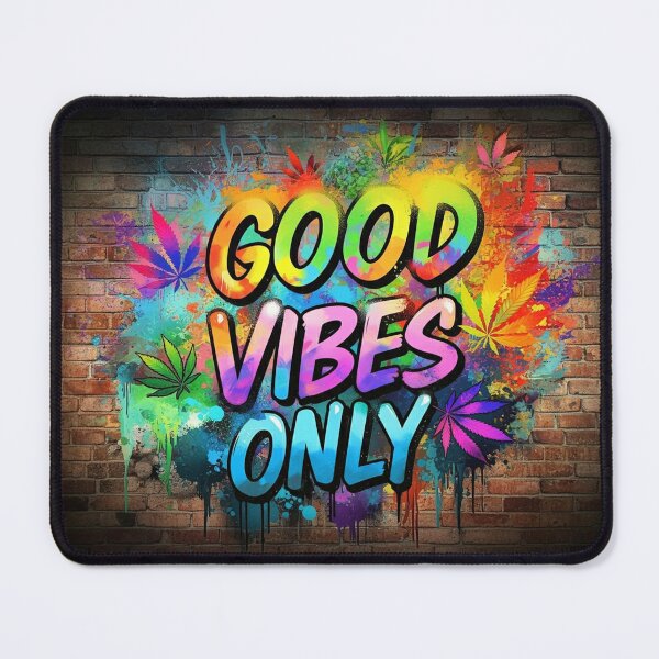 Item preview, Unique Pot Design - Good Vibes Only - Graffiti- Red designed and sold by JLEmporium.