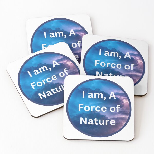 Item preview, Force of Nature  Affirmation  designed and sold by StikEmUp Stickers .