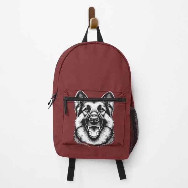 Item preview, German Shepherd Dog Happy Smile White designed and sold by ProductsGamma.