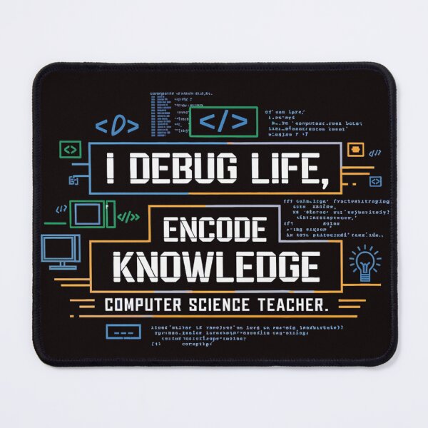 Item preview, I debug life, encode knowledge designed and sold by QuirkyQuipPixel.