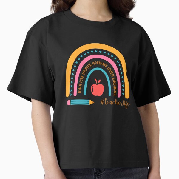 Item preview, #Teacherlife - Teach, Love Inspire, Motivate, Listen, Encourage designed and sold by HomeFreewithMe.