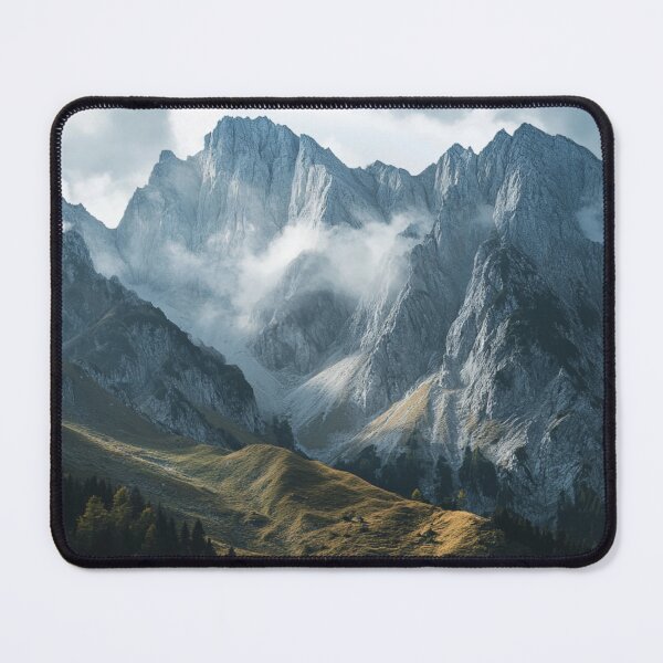 Item preview, Mountains Landscape, Wall Art, Nature Poster designed and sold by NicolasGlowArt.