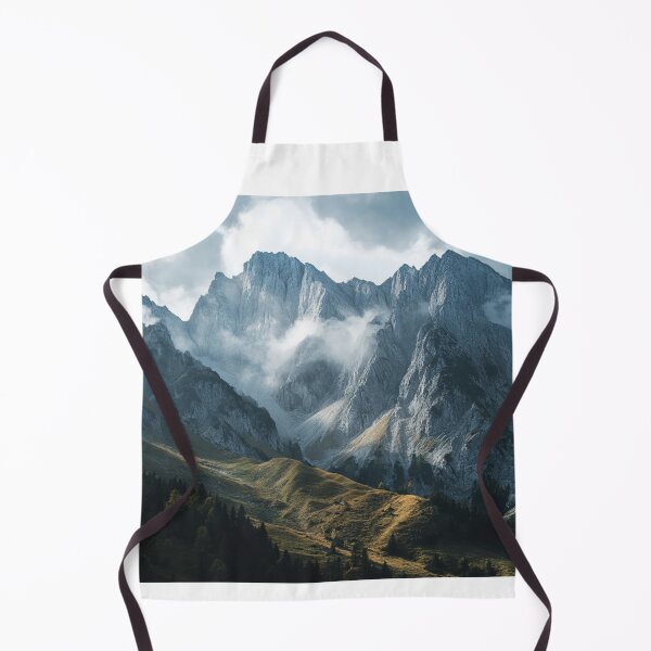 Item preview, Mountains Landscape, Wall Art, Nature Poster designed and sold by NicolasGlowArt.