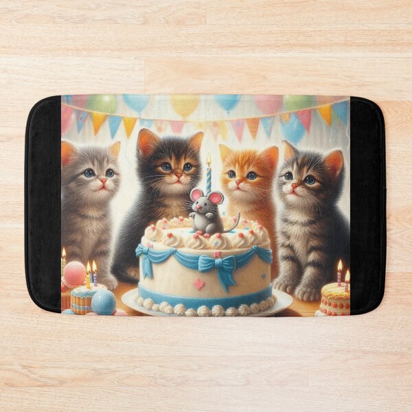 Item preview, Kitten Birthday 10 designed and sold by Sybille-Yates.
