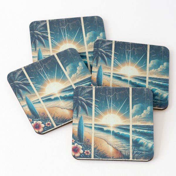 Item preview, ZEN SURF SUNSET PORTRAIT- TROPICAL PARADISE 2 designed and sold by GALF VIBES.