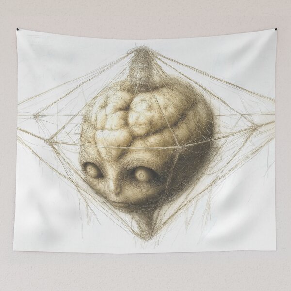 Item preview, alien brain designed and sold by PricklyPeanut.