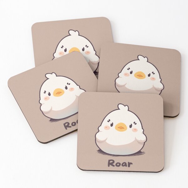 Item preview, Kawaii Chicken Roar designed and sold by Carameltornado.