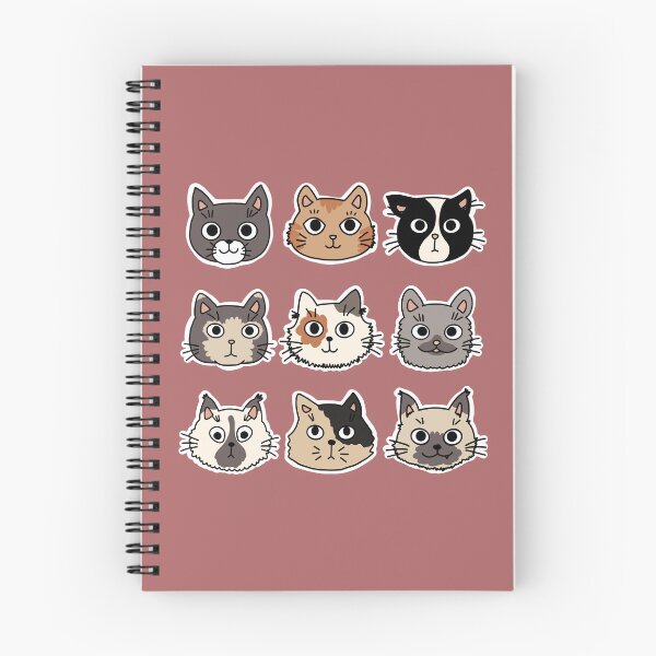 Item preview, Cat faces designed and sold by Chica Creativa.