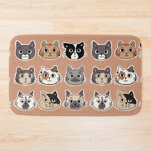 Item preview, Cat faces designed and sold by Chica Creativa.