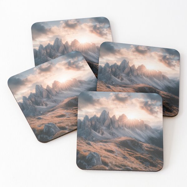 Item preview, Sunrise Mountains Landscape, Nature Wall Art designed and sold by NicolasGlowArt.