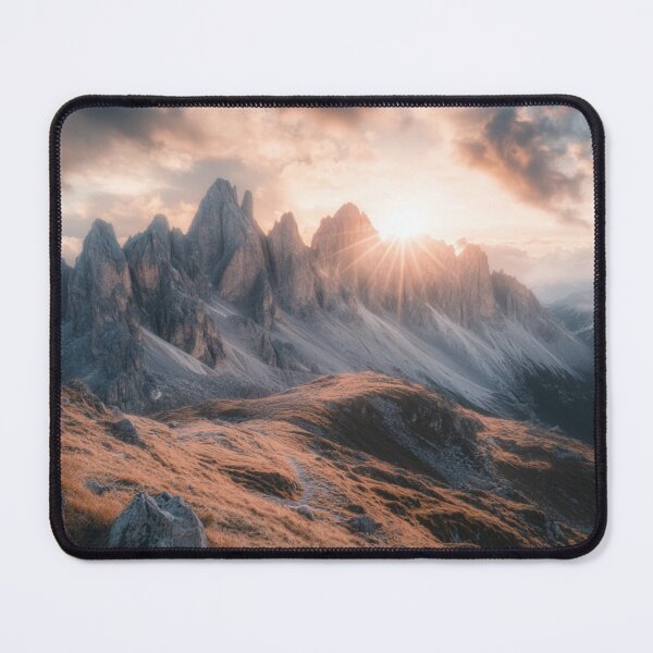 Item preview, Sunrise Mountains Landscape, Nature Wall Art designed and sold by NicolasGlowArt.