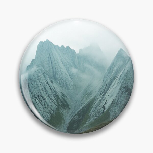 Item preview, Foggy Mountains Landscape, Nature Wall Art designed and sold by NicolasGlowArt.