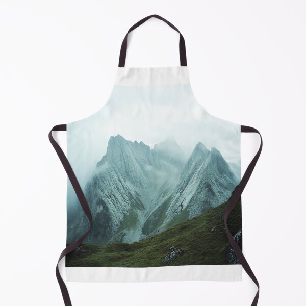Item preview, Foggy Mountains Landscape, Nature Wall Art designed and sold by NicolasGlowArt.