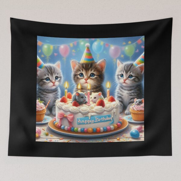 Item preview, Kitten Birthday 11 designed and sold by Sybille-Yates.
