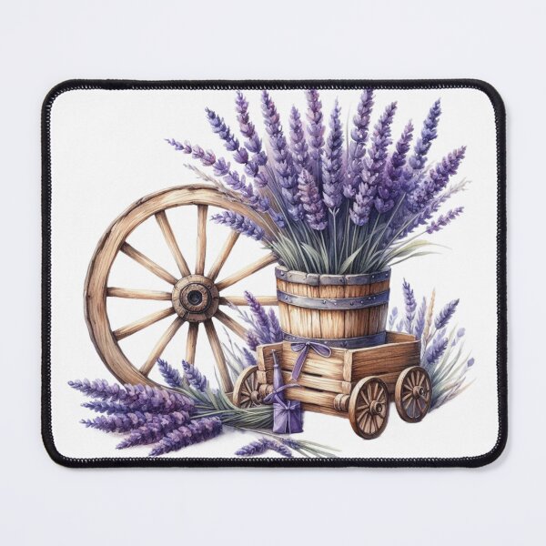 Item preview, Wooden Wheel,Flowers,Gardening,Lavender designed and sold by deniz kaya.