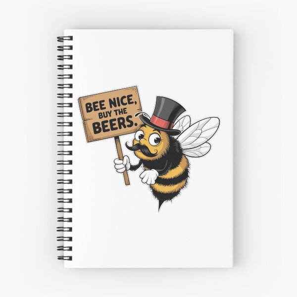 Item preview, Bee Nice But the Beers. designed and sold by Gentle40Winks.