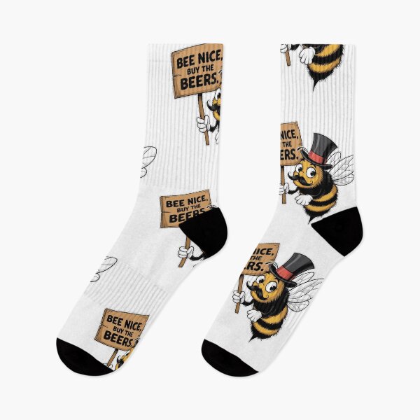 Item preview, Bee Nice But the Beers. designed and sold by Gentle40Winks.