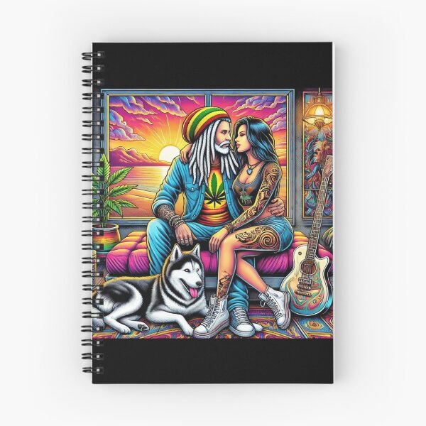 Item preview, Reggae and Rock Fusion: Psychedelic Love Under a Sunset designed and sold by Noussairox.
