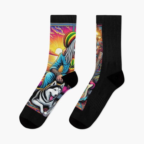 Item preview, Reggae and Rock Fusion: Psychedelic Love Under a Sunset designed and sold by Noussairox.