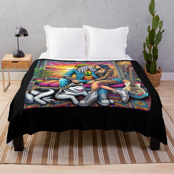 Item preview, Reggae and Rock Fusion: Psychedelic Love Under a Sunset designed and sold by Noussairox.