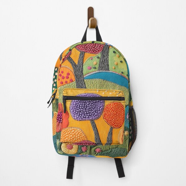 Item preview, Colorful Floral Textured Landscape designed and sold by Neika Shimm Designs.