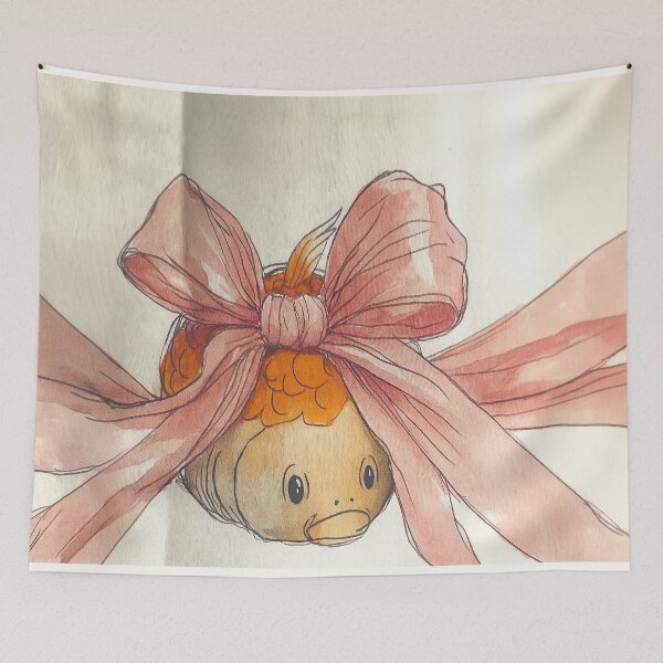 Item preview, koi in a bow designed and sold by PricklyPeanut.