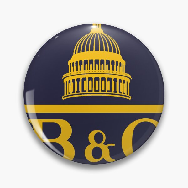 Item preview, B and O Railroad Logo designed and sold by PIXEL POP DESIGNS - Beyond the Norm!.