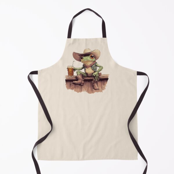 Item preview, Cute Cowboy Frog at a Bar designed and sold by RetroPrints.