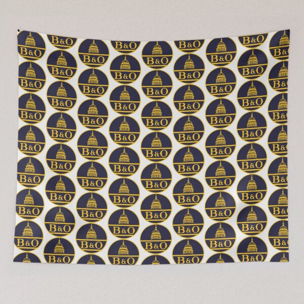 Item preview, B and O Railroad Logo designed and sold by PIXEL POP DESIGNS - Beyond the Norm!.