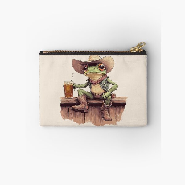Item preview, Cute Cowboy Frog at a Bar designed and sold by RetroPrints.
