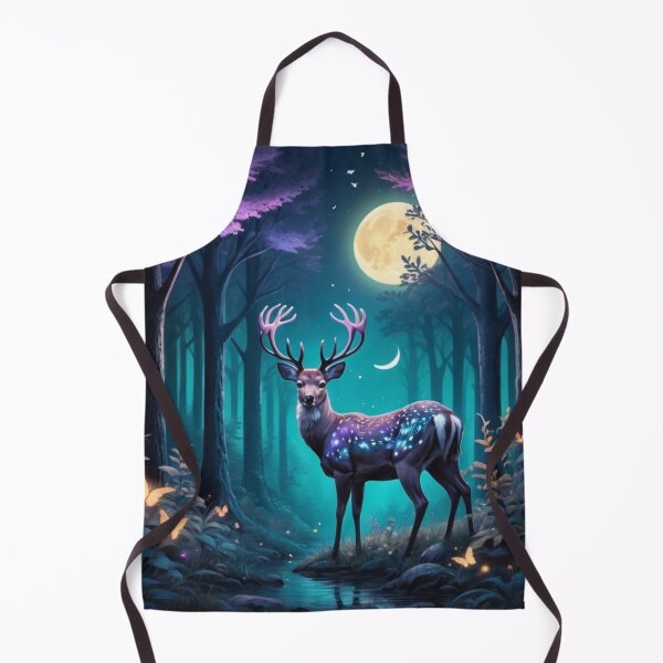 Item preview, "Moonlit Majesty: Mystical Deer in the Enchanted Forest" designed and sold by Milina3.