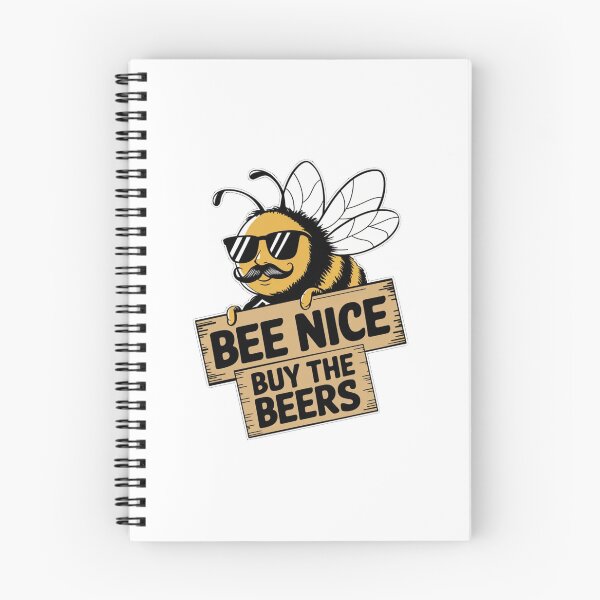 Item preview, Bee Nice But the Beers. No.2 designed and sold by Gentle40Winks.