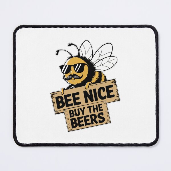 Item preview, Bee Nice But the Beers. No.2 designed and sold by Gentle40Winks.