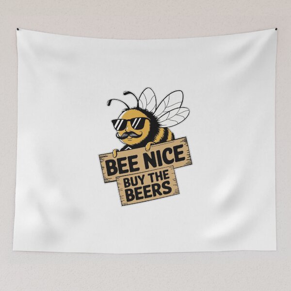 Item preview, Bee Nice But the Beers. No.2 designed and sold by Gentle40Winks.