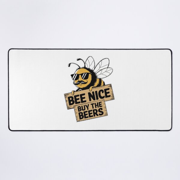 Item preview, Bee Nice But the Beers. No.2 designed and sold by Gentle40Winks.