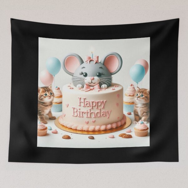 Item preview, Kitten Birthday 13 designed and sold by Sybille-Yates.