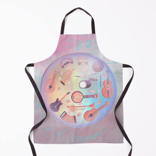 Item preview, Musical Instruments In A Bubble Among The Clouds designed and sold by BrightrDayMusicArt.